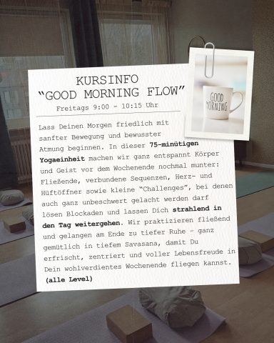 Kursinfo "Good Morning Flow"